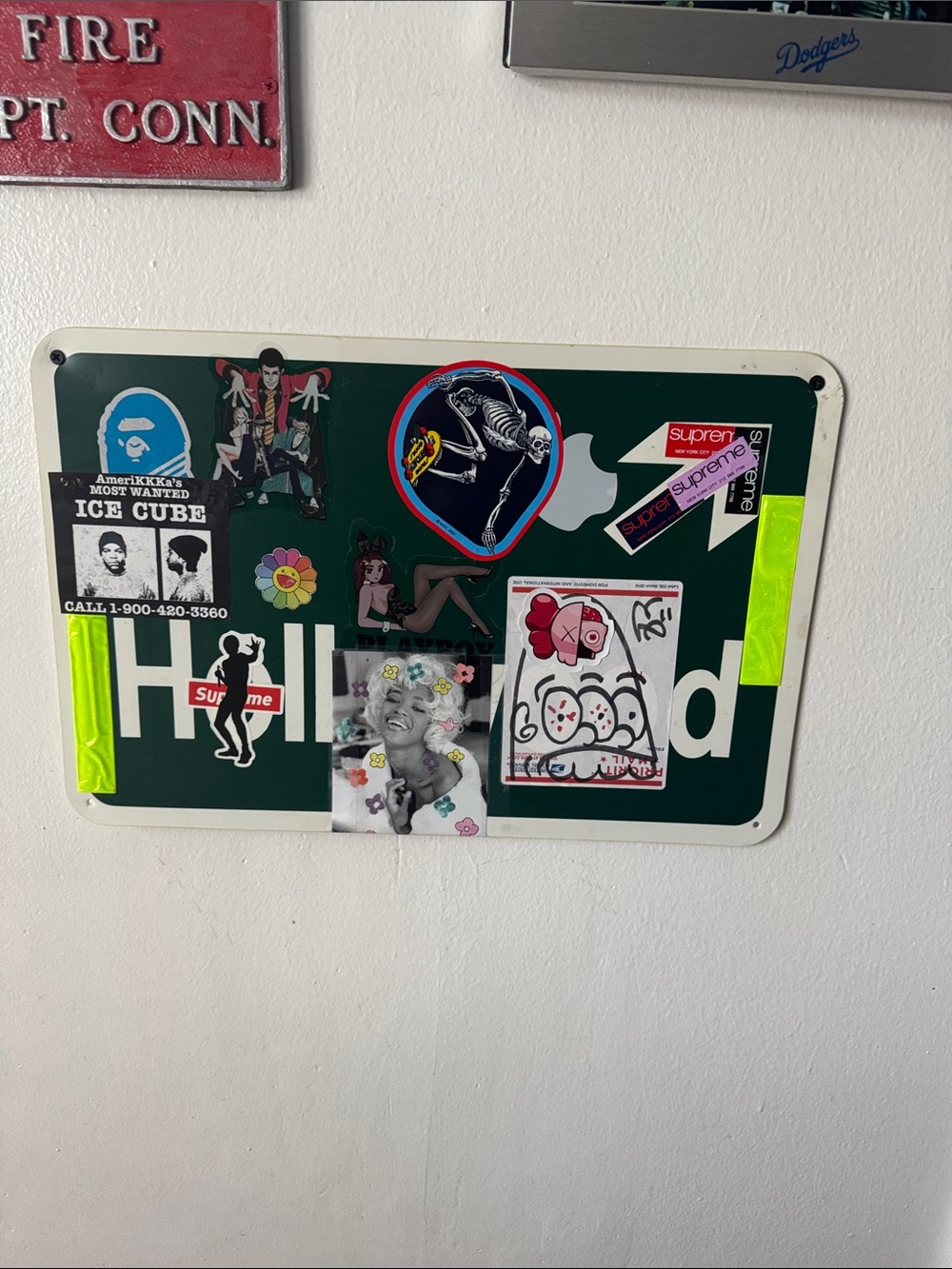 Supreme Green Decorative Street Sign Frame